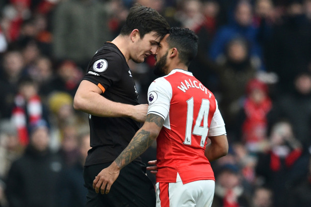 Theo walcott and harry maguire Theo walcott and harry maguire