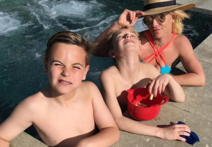 Britney Spears and sons