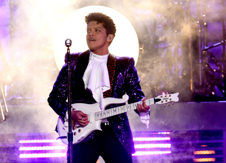 Bruno Mars at the Grammys