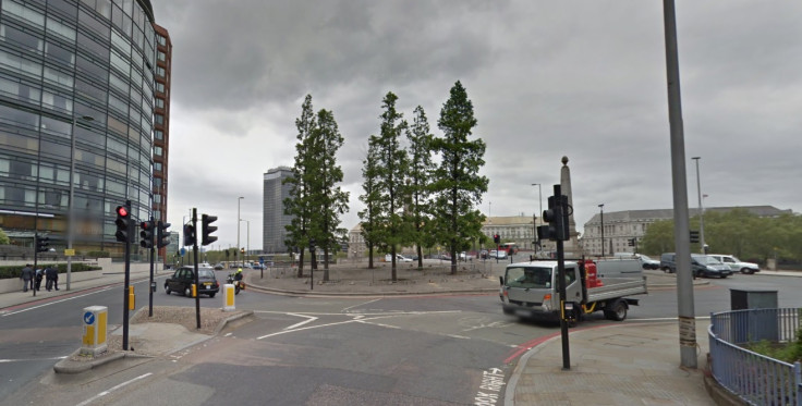 Lambeth Bridge roundabout