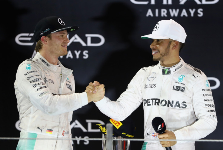 Nico Rosberg and Lewis Hamilton