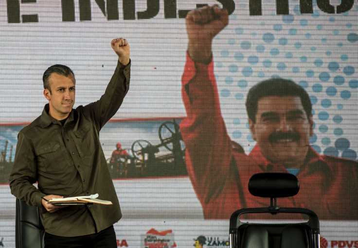 Tarej El Aissami at Caracas rally