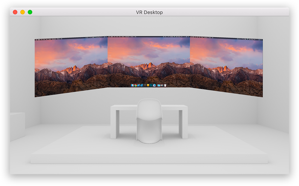 multiple display vr desktop steam