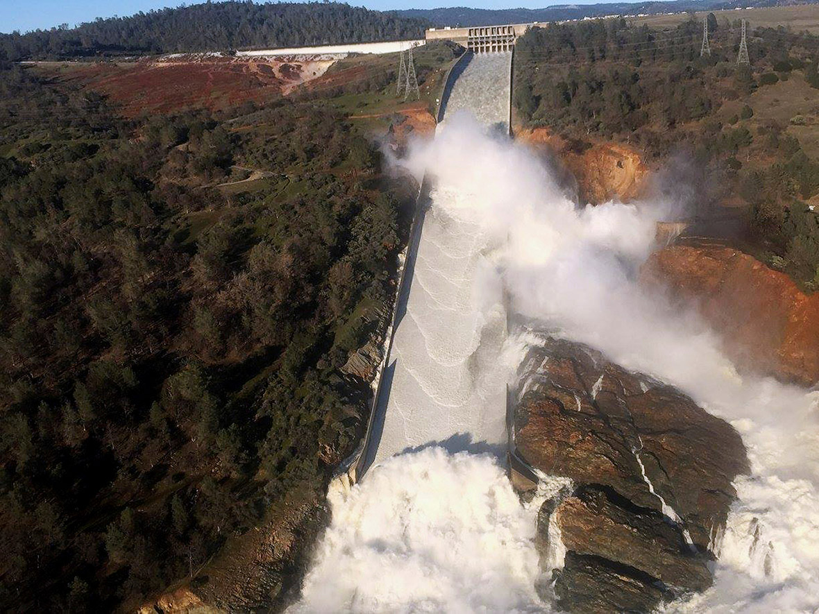 Oroville dam California