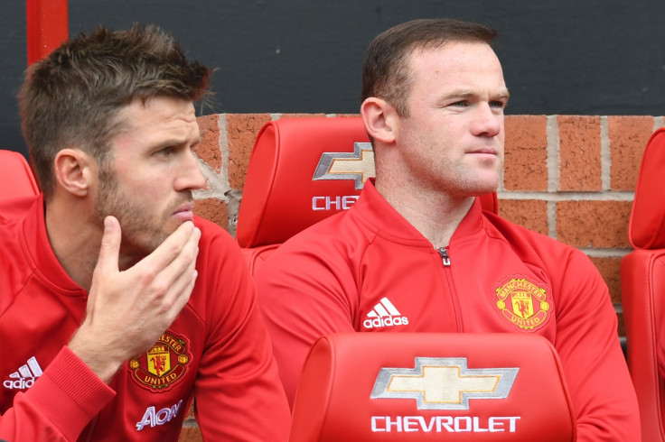 Michael Carrick and Wayne Rooney