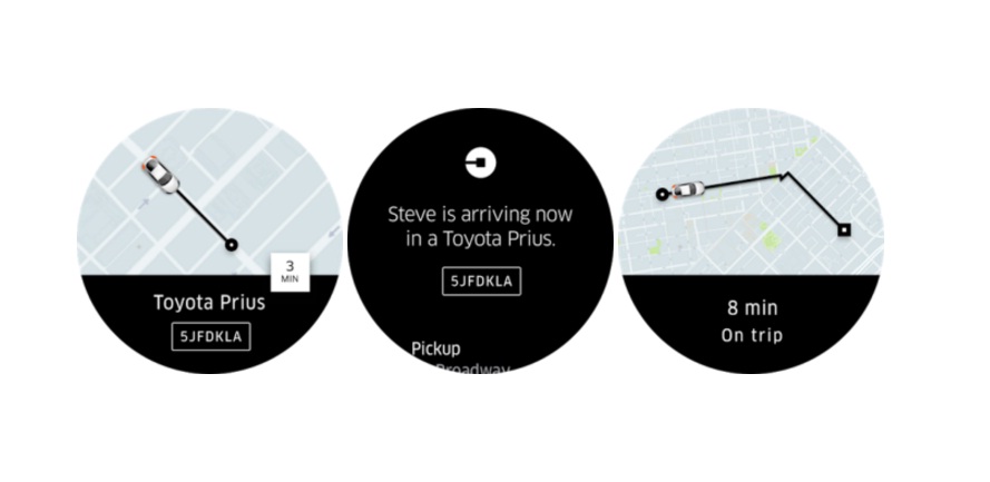 Uber store android wear