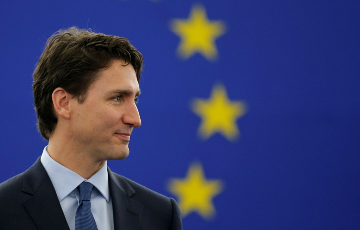 Justin Trudeau European Parliament address