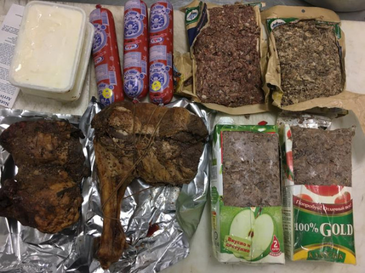 Seized horse meat