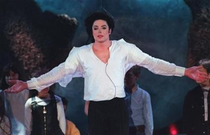 Pop star Michael Jackson sings the &#039;&#039;Earth Song&#039;&#039; during the World Music Awards ceremony at the Sporting Club in Monte Carlo in this May 8