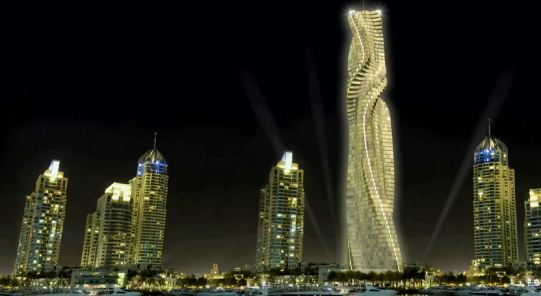 Worlds first rotating skyscraper Dynamic Tower Dubai
