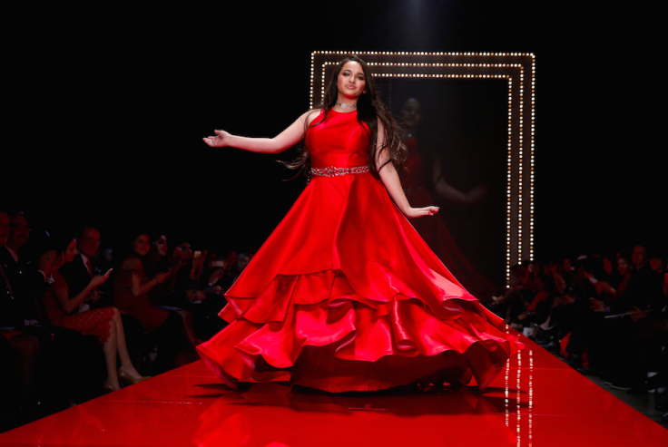 jazz jennings at NY fashion week