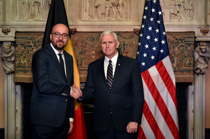 Charles Michel, Mike Pence