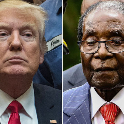 Trump, Mugabe