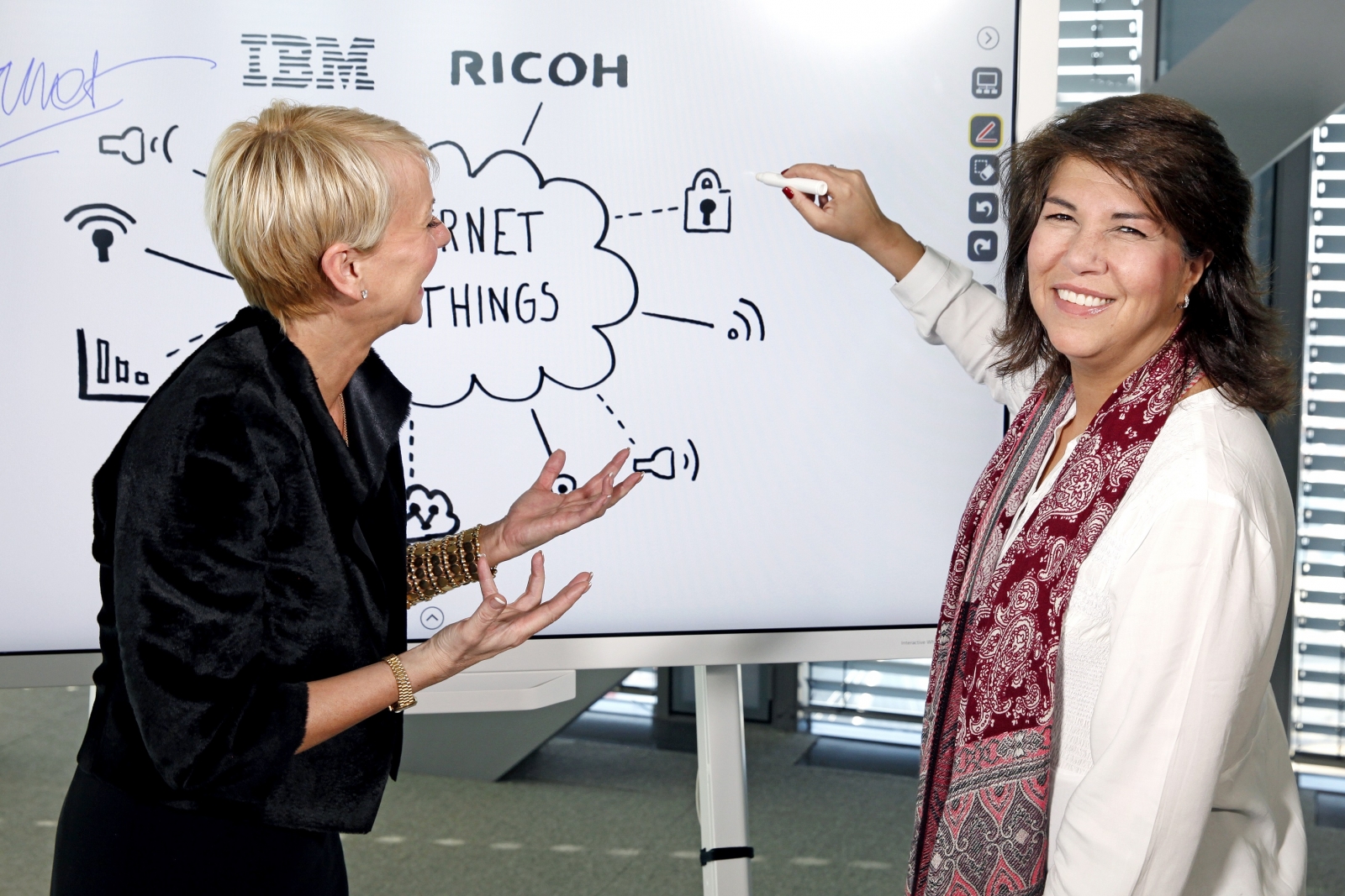 IBM and Ricoh develop a smart whiteboard