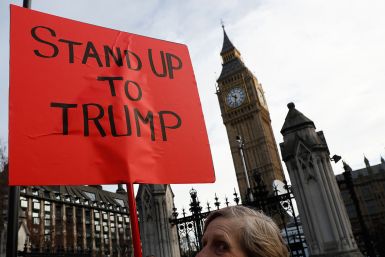 Trump protest, London
