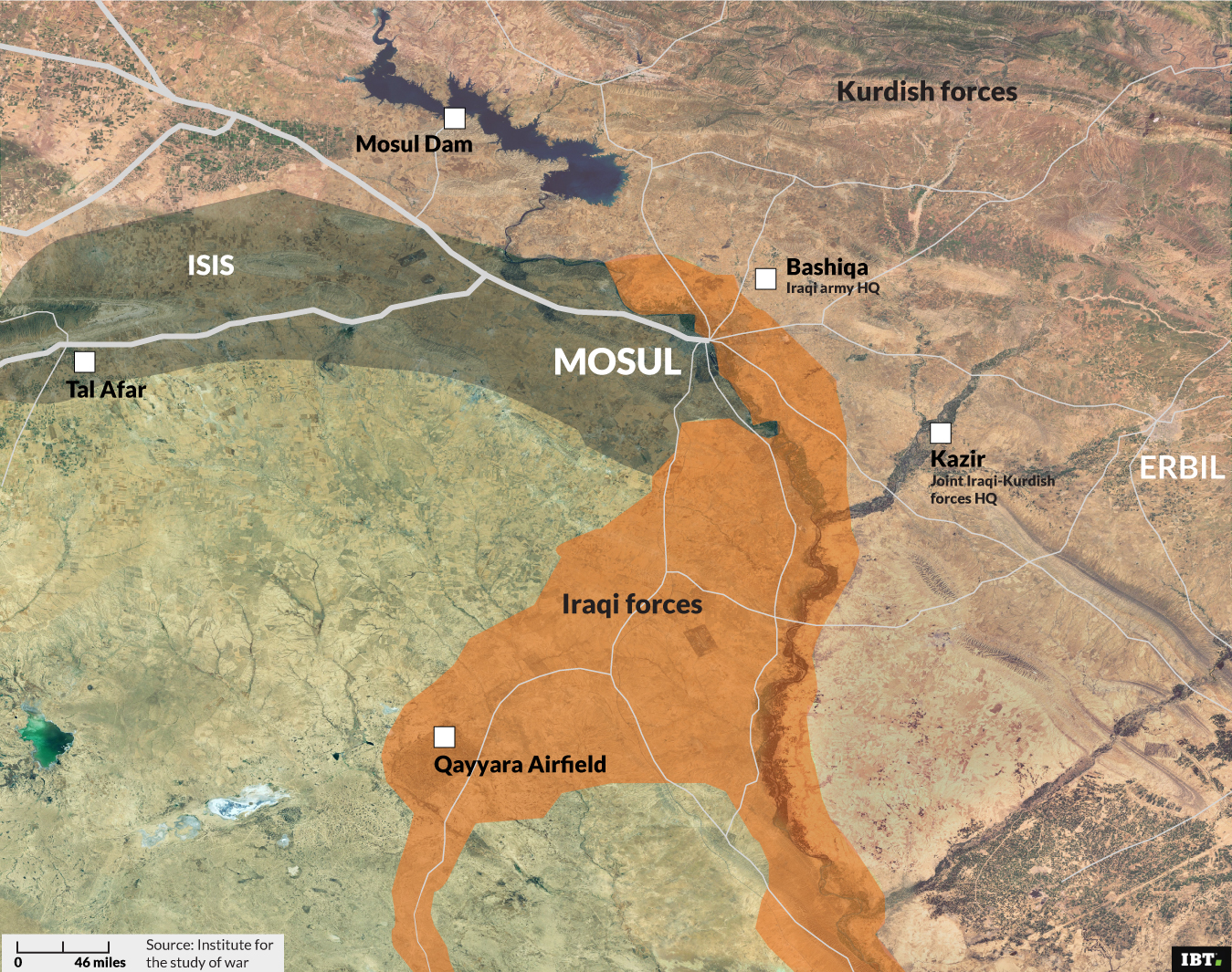 Mosul Offensive Explained Here S How The Iraqi Army Plan To Take Down Isis   Nineveh Region Map Update 20 02 2017 