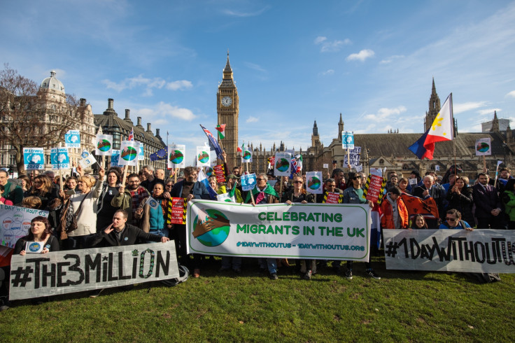 1daywithoutus the3million donald trump london