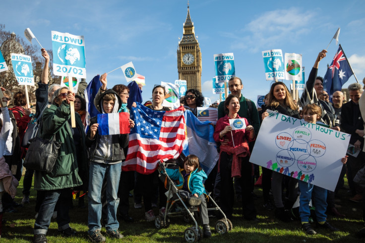 1daywithoutus the3million donald trump london