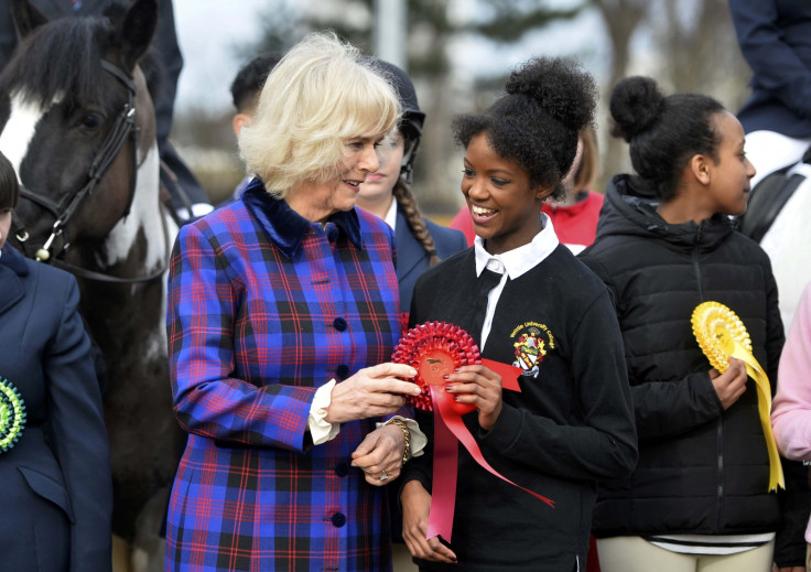 Duchess of Cornwall at a Horse club