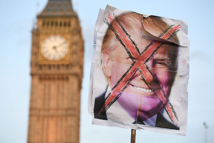 Trump protest, London