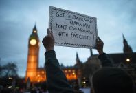 Trump protest, London