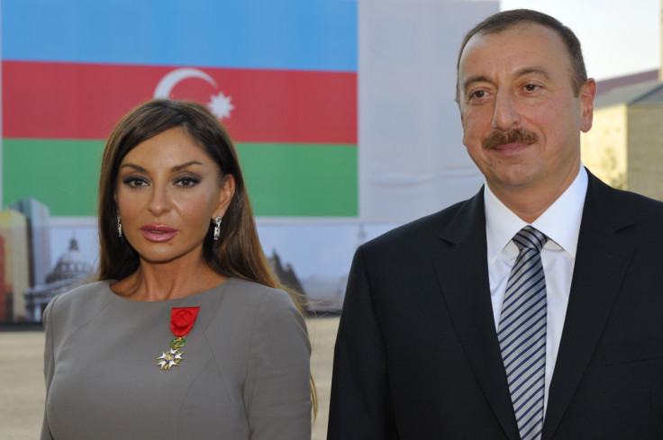 Azerbaijan president Ilham Aliyev and Mehriban Aliyeva