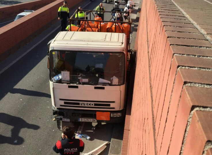 Barcelona gas truck