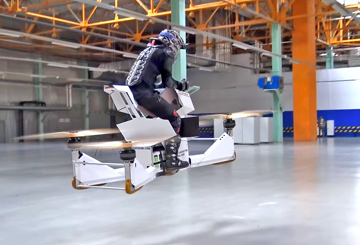 Hoversurf Scorpion: Russia develops 'hoverbike' personal flight vehicle