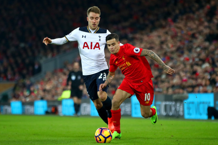 Christian Eriksen and Philippe Coutinho
