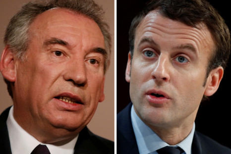 Francois Bayrou, Emmanuel Macron