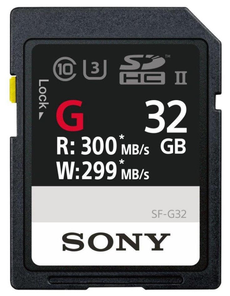 Sony launches SF-G series SD cards 