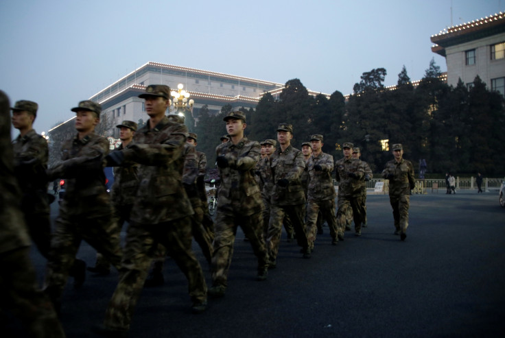 China veterans pension protest