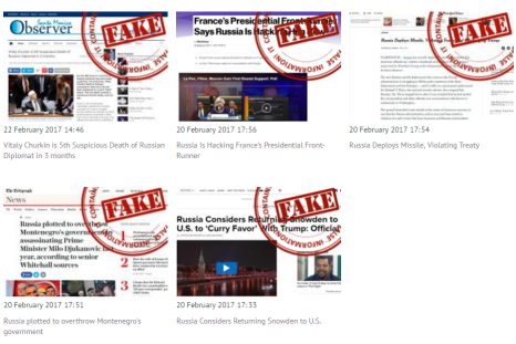 Fake news according to Russia