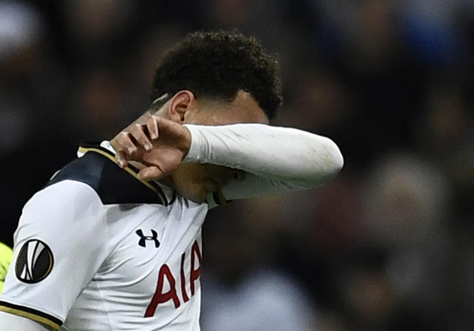 Disappointed' Tottenham midfielder after red card