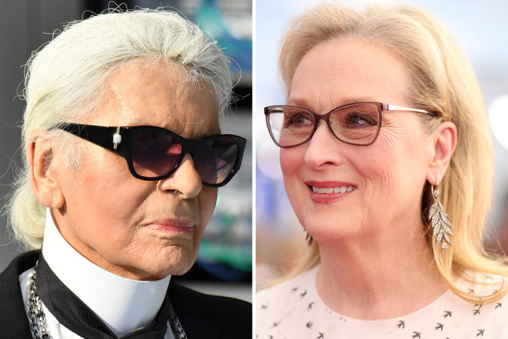 Karl Lagerfeld/ Meryl Streep