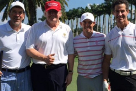 Donald Trump and Rory McIlroy
