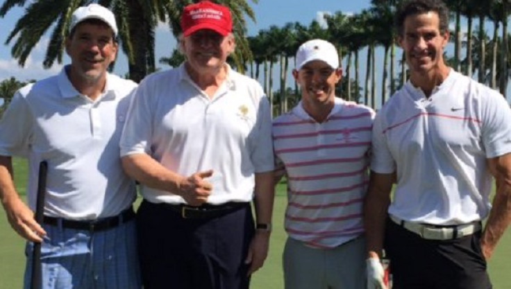 Donald Trump and Rory McIlroy