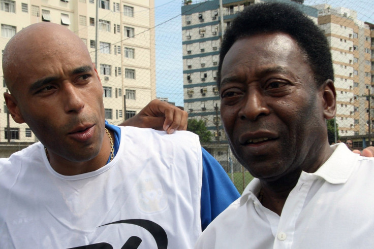 Pele and son Edinho