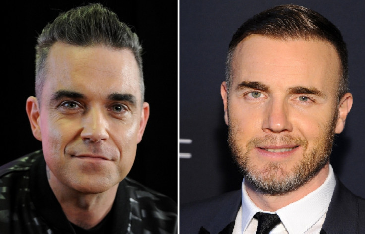 Robbie Williams and Gary Barlow