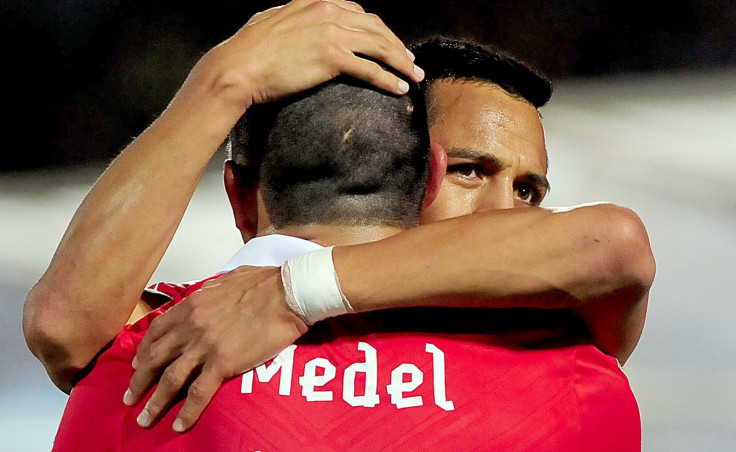 Alexis Sanchez and Gary Medel