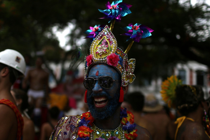 The annual carnival is famed for outlandish costumes and samba parades 