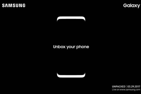 Samsung Galaxy S8 launch invitation