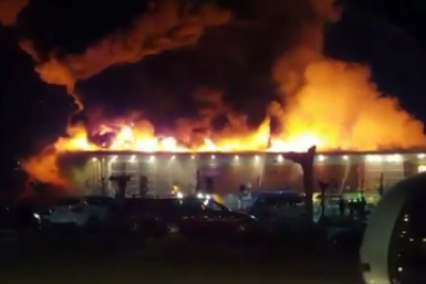 Shopping centre fire in Northeast Italy