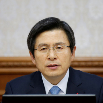 South Korea's Prime Minister Hwang Kyo-ahn