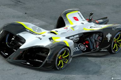 Roborace autonomous race car, the Robocar