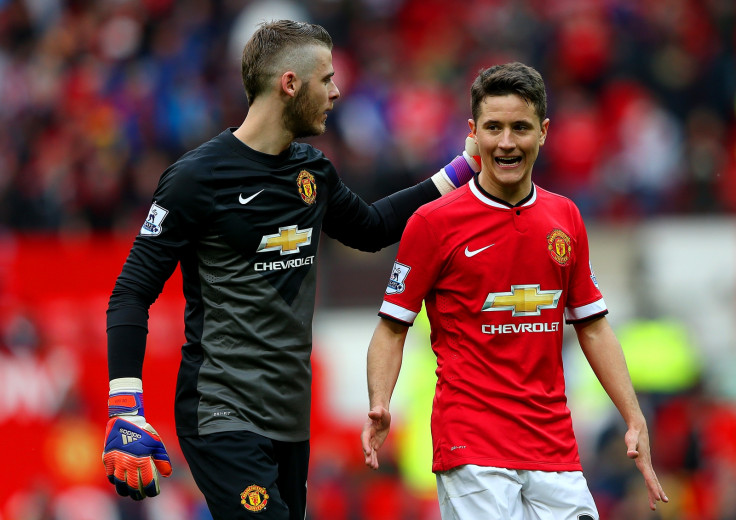 David De Gea and Ander Herrera