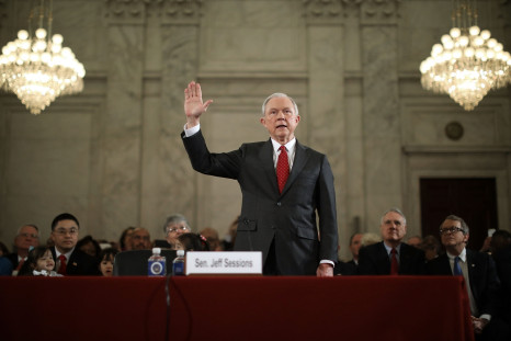 Jeff Sessions sworn in for confirmation hearing