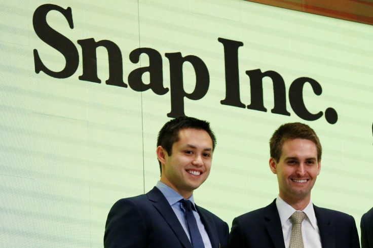 Evan Spiegel and Bobby Murphy