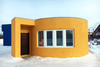 Russia's first 3D printed house