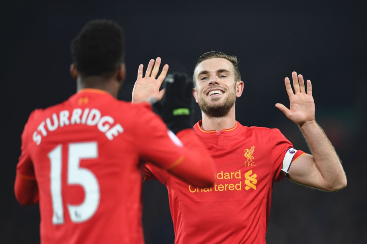 Jordan Henderson and Daniel Sturridge